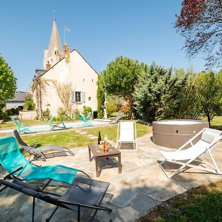 Le Clos Du Tilleul Fabuleuse Propriete 15 A 30 Pers Piscine Au Coeur D'Un Charmant Village Thilouze Экстерьер фото